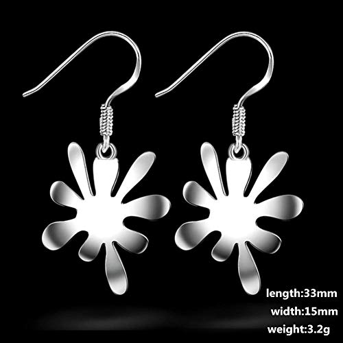 GuangLiu Pendientes Pendientes de la Flor Atractivo Pendientes Prácticas Pendientes Hipoalergénico Pendientes Encantador Pendientes