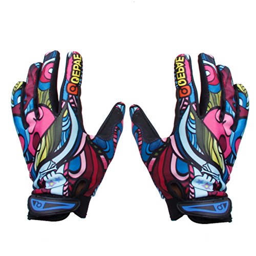 Guantes Ciclismo Invierno Guantes Deportivos de Color Multicolor Tamaño M
