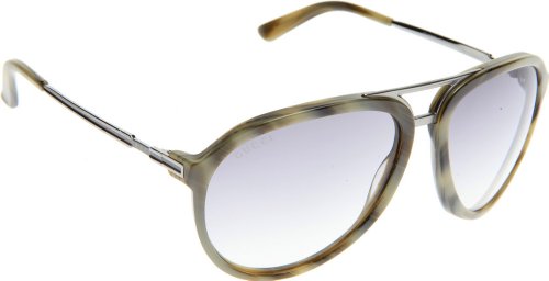 Gucci Gafas de sol Para Hombre 1031/S - X62/O0: Verde cuerno / Rutenio