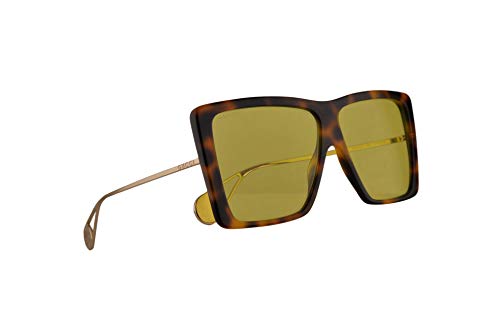 Gucci GG0434S Gafas De Sol Havana Con Lentes Amarillo 61mm 002 GG0434/S 0434/S GG 0434S