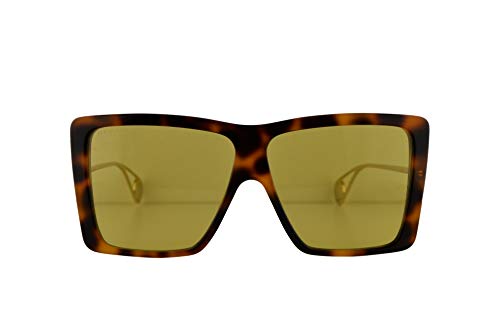 Gucci GG0434S Gafas De Sol Havana Con Lentes Amarillo 61mm 002 GG0434/S 0434/S GG 0434S