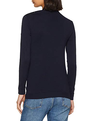 Guess Cecilia Jersey, Azul (New Stark Navy Nsnv), X-Small para Mujer