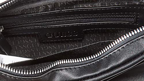 Guess Dan PU Small NECESSAIRE, Bags Briefcase Hombre, Black, One Size