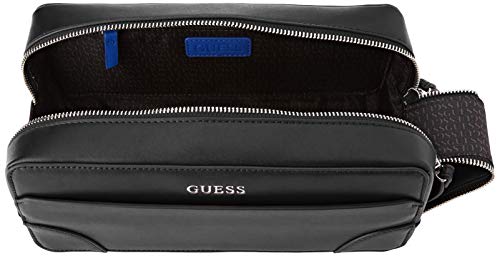 Guess - Manhattan, Organizadores de bolso Hombre, Negro (Black), 11x14x27 cm (W x H L)