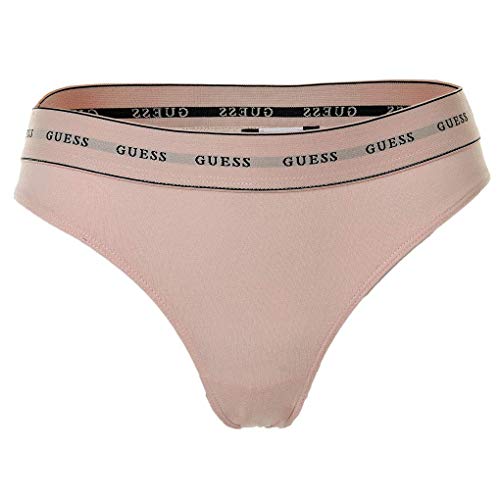 Guess Mujer Slip - más Amplio Logo-Bund, Monocromo - Rosa, S