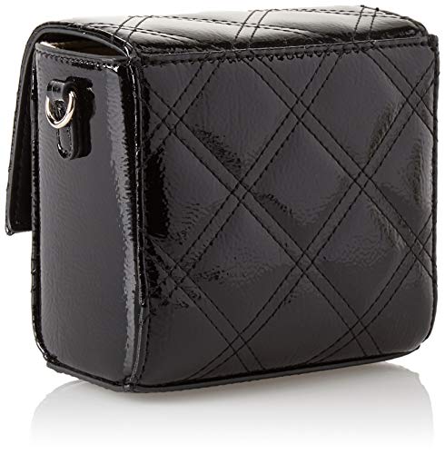 Guess - Status, Shoppers y bolsos de hombro Mujer, Negro (Black Shine/Bks), 18x14.5x8 cm (W x H L)