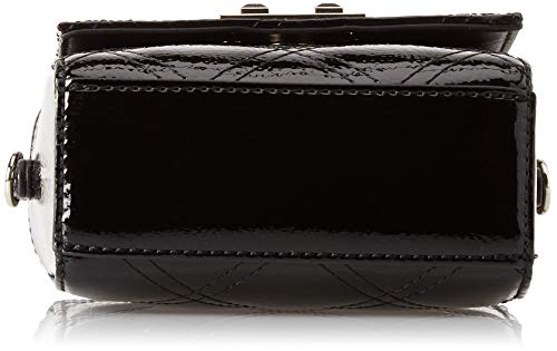 Guess - Status, Shoppers y bolsos de hombro Mujer, Negro (Black Shine/Bks), 18x14.5x8 cm (W x H L)