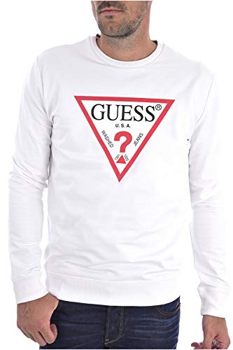 Guess Vin CN Fleece Large TR Wht