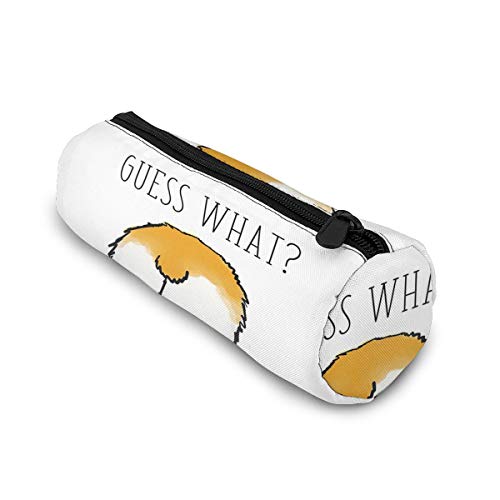 Guess What Corgi Butt - Estuche para lápices, papelería, bolsa de cosméticos, para estudiantes, oficina, colegio, escuela secundaria