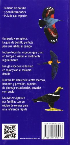 Guía De Bolsillo Para El Observador De Aves De España Y Europa (Guías del naturalista. Aves)