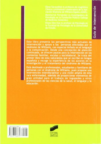 Guía de intervención logopédica en el síndrome de Williams: 6 (Trastornos del lenguaje. Guía de intervención)