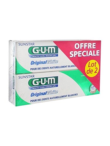 Gum Original White Toothpaste 2 x 75ml by Gum