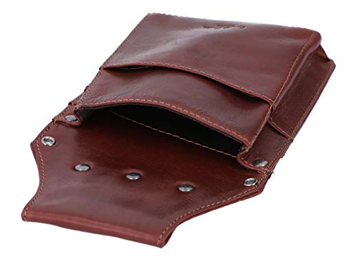 Gusti Cuero studio Alisa Bolso Cartera Monedero de Cuero para Camarero Dependiente Piel de Búfalo Retro 2A63-22-6