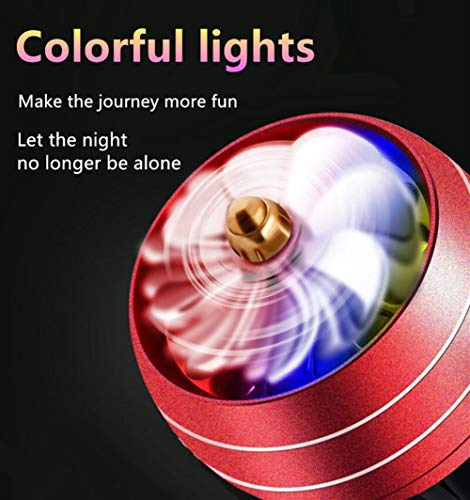 GWJXY Perfume Ambientador for el Coche Auto Outlet Fresca Salida de Aire aromaterapia Fragancia del Perfume del Coche Difusor Clip Ambiente de LED se encienden (Color Name : Black)