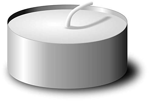 H HANSEL HOME 30-500 Velas de Te - Tealight - Blancas - Sin Perfume (200)