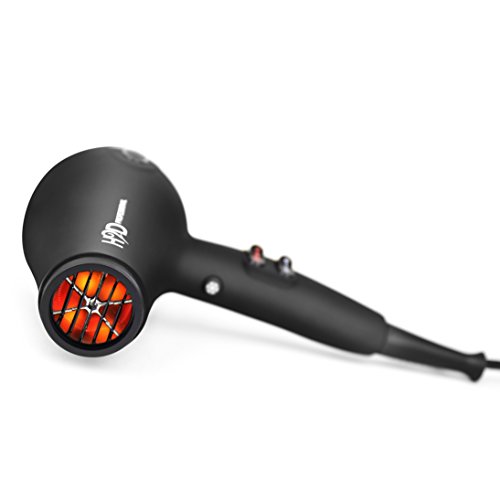 H2D iónico y infrarrojos profesional secador de pelo, color negro