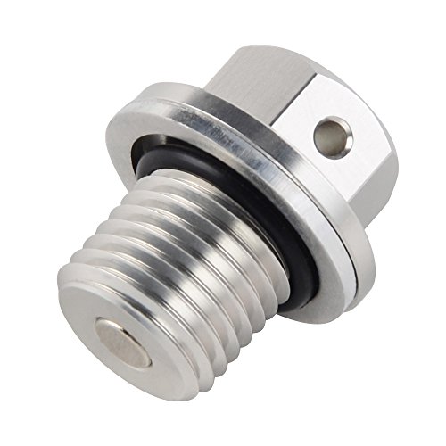 H2Racing Motor M14 x P1.5 - Tapón roscado de drenaje magnético para Yamaha FZ-07 FZ1 Fazer YZF-R1/R6/R7 FZ6/R MT-01,DRAGSTAR1100,VIRAGO 1000/535/700/750 XJ550 XJ6F/S,YZF1000R,XJR1200,TDM850/900