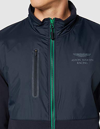 Hackett Amr Hybrid FZ Sudadera, Multicolor (Blue/Navy 5AU), Medium para Hombre