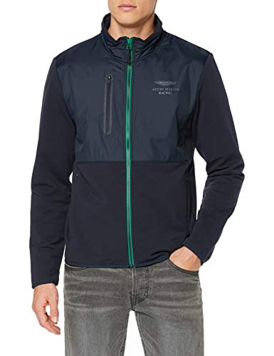 Hackett Amr Hybrid FZ Sudadera, Multicolor (Blue/Navy 5AU), Medium para Hombre