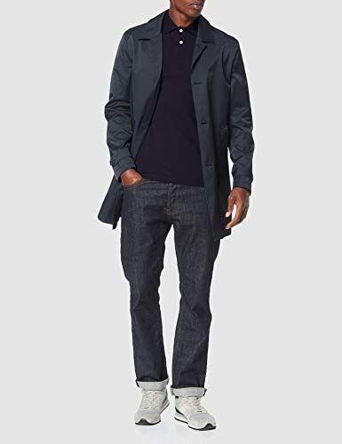 Hackett Slim Fit Logo Polo, Azul (Navy 595), Medium para Hombre