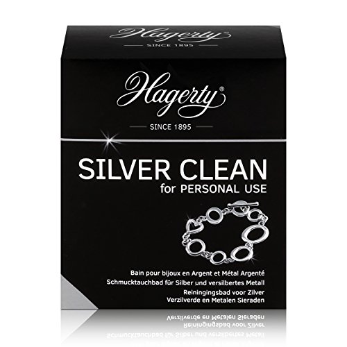 Hagerty Silver Clean 170ml Silver Dip Bath for Silver and Silver Plated Jewellery by Hagerty