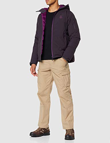 Haglöfs Niva Proof Down Chaqueta de Plumas, Hombre, Acai Berry, L