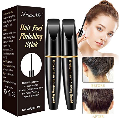Hair Feel Finishing Stick ，Roto Crema de Cabello Crema，Hair Wax Stick ，Crema Para el Cabello Quebrado Palo,Para Acabar Crema Para el Acabado del Cabello Quebrado Para el Cuidado del Cabello Estilismo