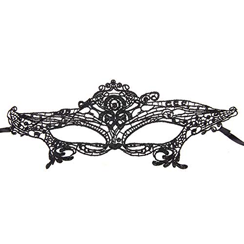 Halloween Adulto Encaje Accesorios de Disfraces de Halloween Prop Animal Adulto Niño Máscara Adulto Negro Cool Queen