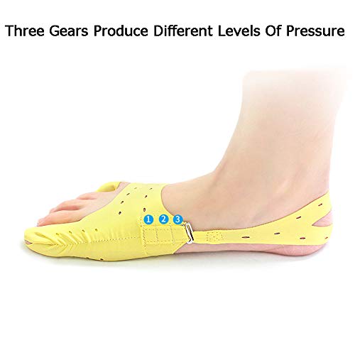 HALLUX Valgus Corrector - Férula de corrección efectiva y cómoda - Ortopedia para juanetes Separador del Dolor en el pie Alivio del Dolor y rehabilitación ortopédica Corrector (1 par),L