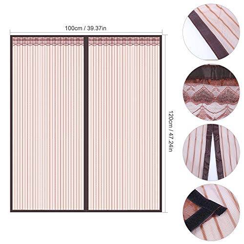 HALOVIE Mosquitera Ventana Magnetica Mosquito Cortina de Ventana Magnética Protección de Insectos Mosca Anti-mosquito Mosquiteros para Sala de Estar Balcón Patio Habitación