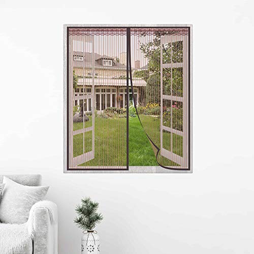 HALOVIE Mosquitera Ventana Magnetica Mosquito Cortina de Ventana Magnética Protección de Insectos Mosca Anti-mosquito Mosquiteros para Sala de Estar Balcón Patio Habitación