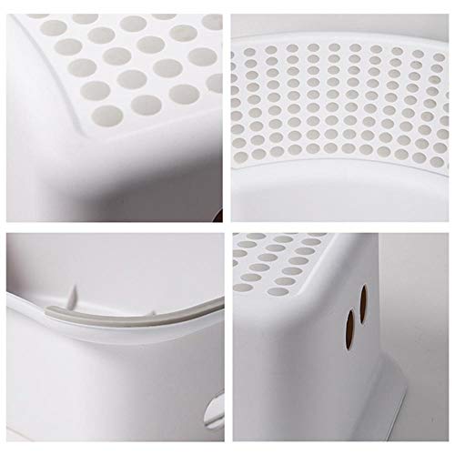 Hamkaw Taburete para niños, taburete de un paso con superficie suave antideslizante y base antideslizante, ideal para entrenamiento de orinal, baño, dormitorio, sala de juguetes