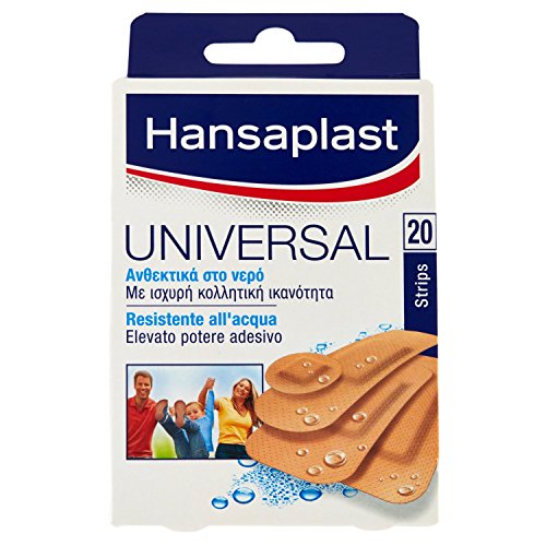 Hansaplast - Universal - Parches resistentes a agua - 20 unidades