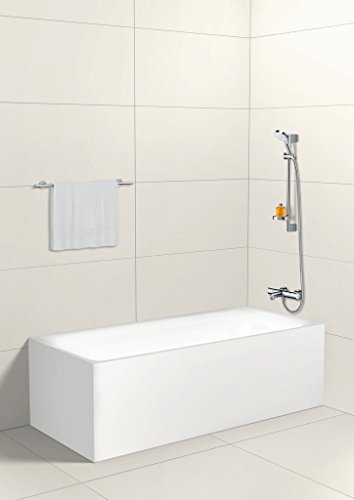 Hansgrohe 26536400 Crometta Vario set de ducha, 2 tipos de chorro, 0,90m, blanco/cromo