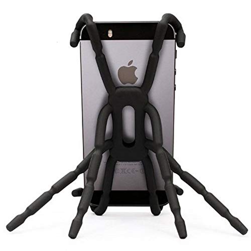 Haodou Soporte de teléfono con araña Flexible - Soporte Universal Flexible y Totalmente Ajustable Soporte de Soporte Cuna para Cualquier automóvil o Bicicleta. Se ajustará a iPhone 6 7 (Negro)