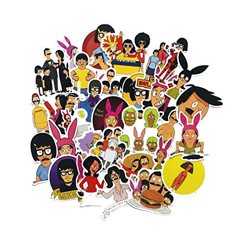 Happy Burger Shop Equipaje Trolley Case Teléfono móvil Laptop Papelería Pegatinas