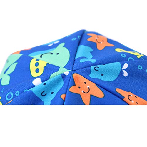 Happy Cherry - Sombrero de Verano para Bebés Niños con Ala Grande para Playa Natación Protección de Sol Cara y Cuello - 48CM/6-12Meses