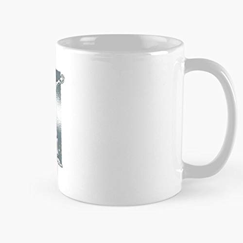 Happy Funny Cute Skeleton Orange Silhouette Pumpkin Dab Dance Halloween October Holiday Classic Mug - Novelty Ceramic Cups 11oz, Unique Birthday And Gifts For Mom Mother Father-teiltspe