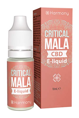 Harmony E-líquido de CBD (más de 99% pureza) - Terpenos de Critical Mala - 100 mg CBD en 10 ml - Sin Nicotina