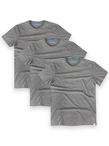 Harry Bear Camiseta Paquete de 3 para Hombre Gris Talla Medium
