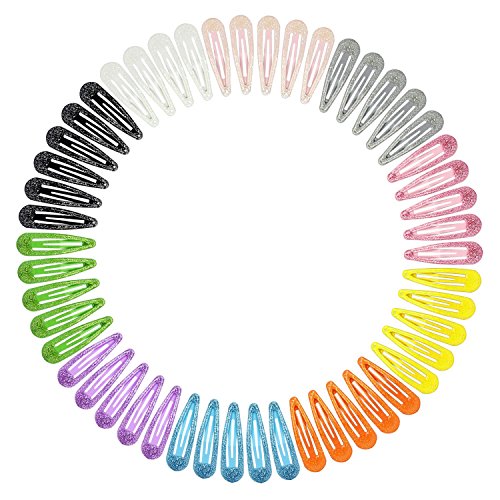 HBselect 100 Piezas Clips Pelo Niñas Pinzas Pelo Niña Colores Horquillas Para El Pelo Niña Bebe Perfecto Para Pelo Grueso