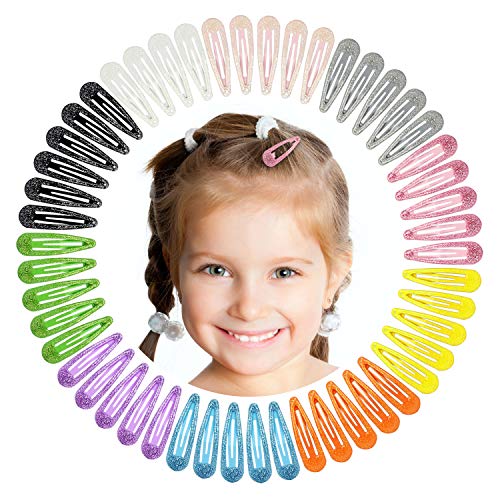 HBselect 100 Piezas Clips Pelo Niñas Pinzas Pelo Niña Colores Horquillas Para El Pelo Niña Bebe Perfecto Para Pelo Grueso