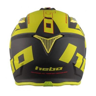 HC0621 - Casco enduro offroad motocross MX FACTOR MATE/MATT COLOR LIMA TALLA XL