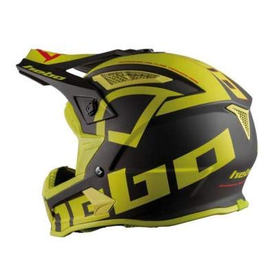 HC0621 - Casco enduro offroad motocross MX FACTOR MATE/MATT COLOR LIMA TALLA XL