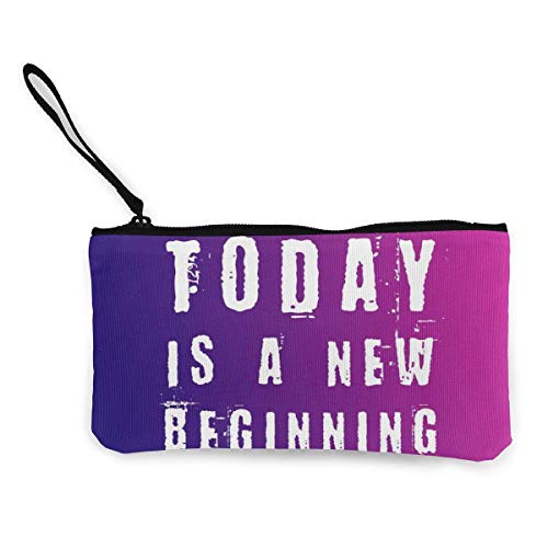 Hdadwy Hoy es un Nuevo Monedero de Lona con Cremallera, Bolso de Maquillaje Personalizado para Dama, Bolso, Maleta, Accesorios para Mujer