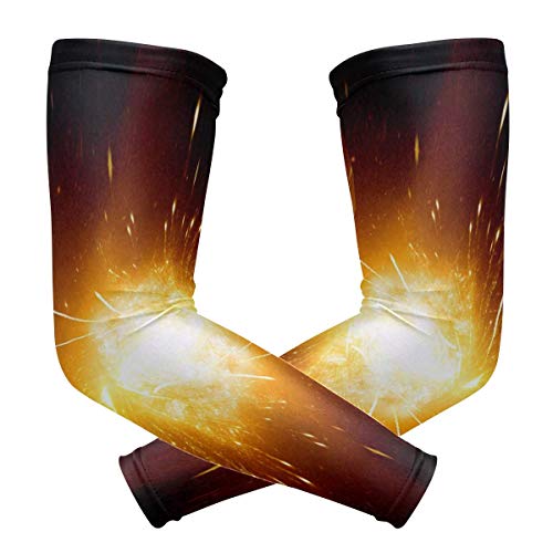 hdyefe Mangas de Brazo Zen Stone Pink Floral Water Lake Bamboo Mens Baseball Long Cooling Sleeves Sun UV Compression Arm Covers