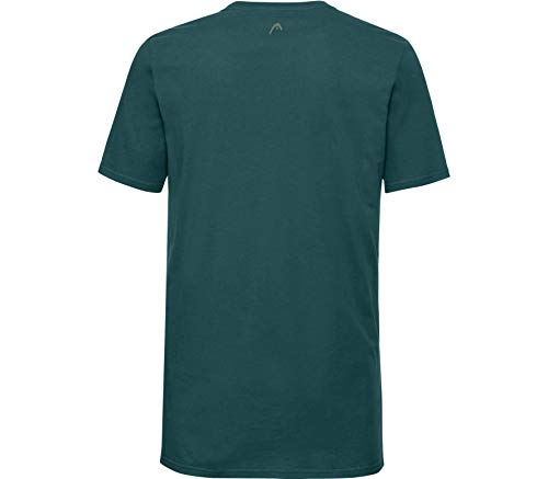 Head Club Ivan - Camiseta para Hombre, Talla M, Hombre, Camisetas, 811419-FGTGXL, Verde (Forrest Green/Tangerine), Extra-Large