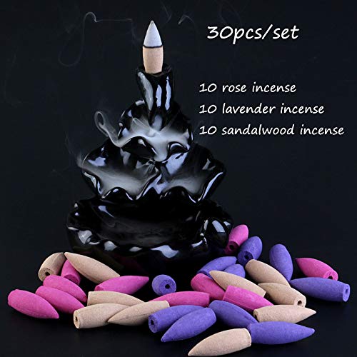 HEALIFTY - Conos de incienso (30 unidades), diseño de bala de incienso