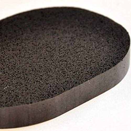 HEALLILY Esponja Facial 2 Piezas Esponja de Limpieza Facial carbón de bambú Esponja Facial Esponja removedor de Maquillaje en Polvo para Mujeres niñas (Negro)
