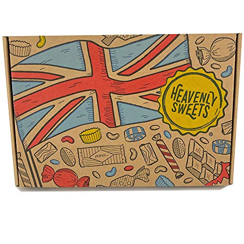 Heavenly Caja de Dulces Veganos 100% - Surtido para Fiestas - Vegetarianos, No Lácteos - Millions, Swizzels, Love Hearts, Starburst - Cesta de Mix para Fiestas - Aprox 100 Dulces